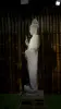 Product image 5 of the product “Standing Buddha with floral carving, Abudaya position. 43 x 39 x 175cm. Natural stone (river stone), stonemasonry ”